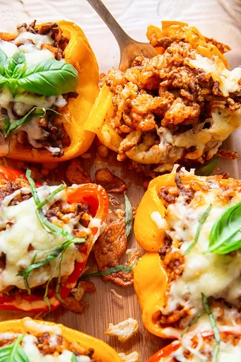 Pimientos rellenos a la italiana