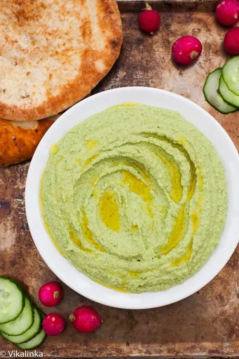 Hummus de Edamame y Alubias Blancas al Limón