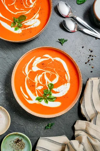 Sweet Potato and Red Pepper Soup