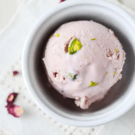 Vegan Turkish Delight Ice Cream