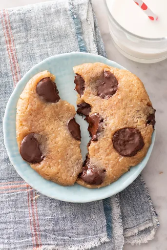 Microwave Chocolate Chip Sea Salt Cookie for ONE