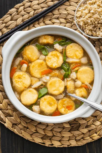 Seafood Tofu (玉孑豆府)
