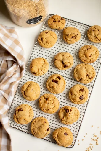 Coconut Chocolate Chip Cookies with Freshly Milled Flour