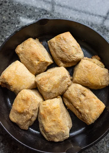 Sourdough Biscuits with Freshly Milled Flour