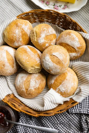 Sourdough Rolls with Freshly Milled Flour