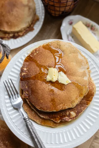 Whole Wheat Sourdough Pancakes