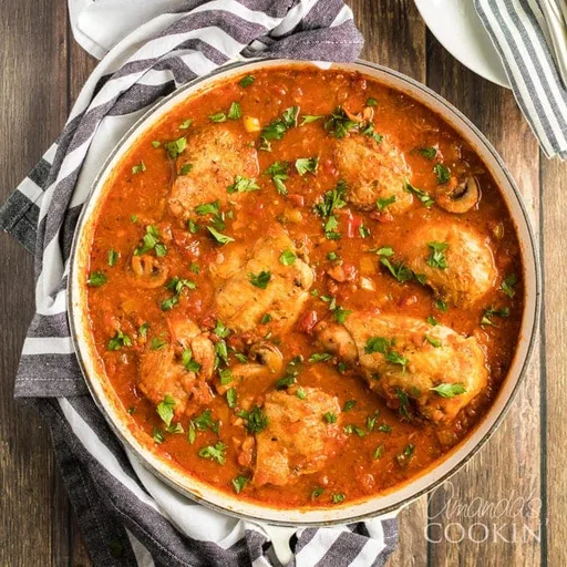 Pollo a la vasca