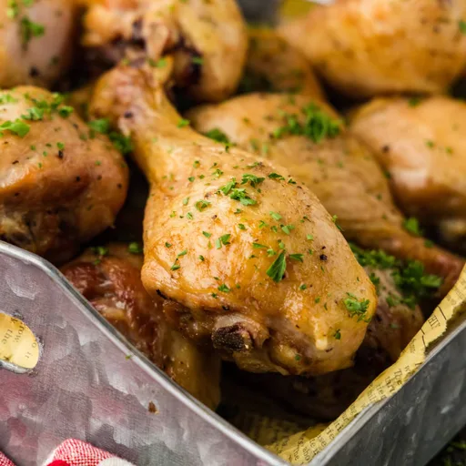 Muslos de pollo ahumados