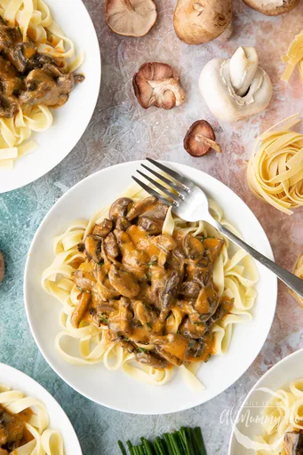 Creamy Vegan Mushroom Stroganoff Recipe