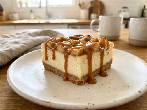 Caramel Apple Cheesecake Bars