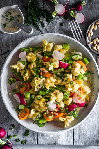 Ensalada ligera de tortellini