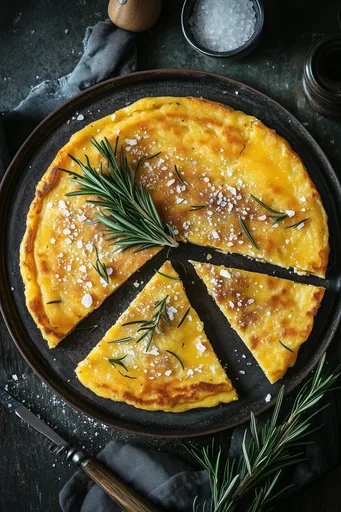 Farinata de ceci: deliciosa tortita de garbanzos