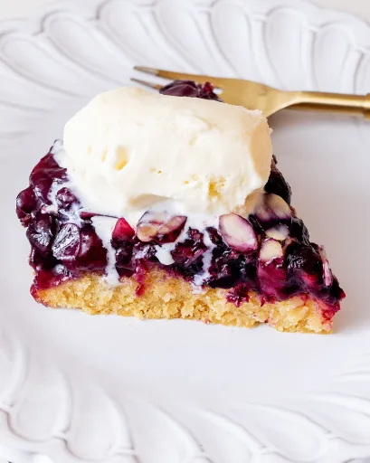 Lemon-Blueberry Upside-Down Cake