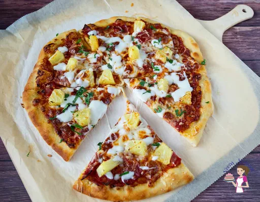 Pizza Hawaiana Casera