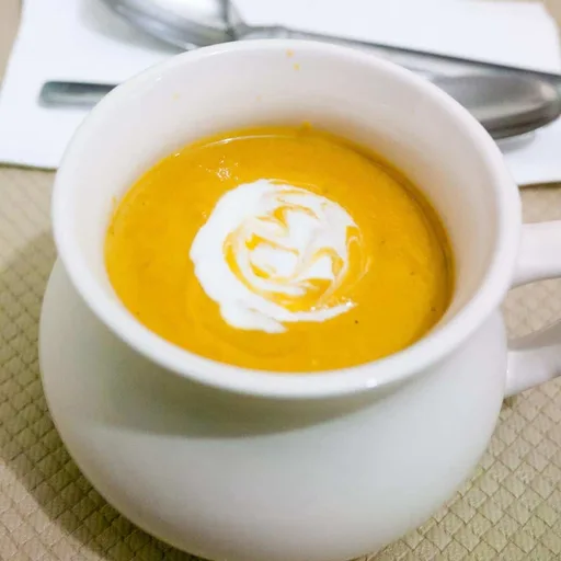 Roast Pumpkin Sweet Potato Soup