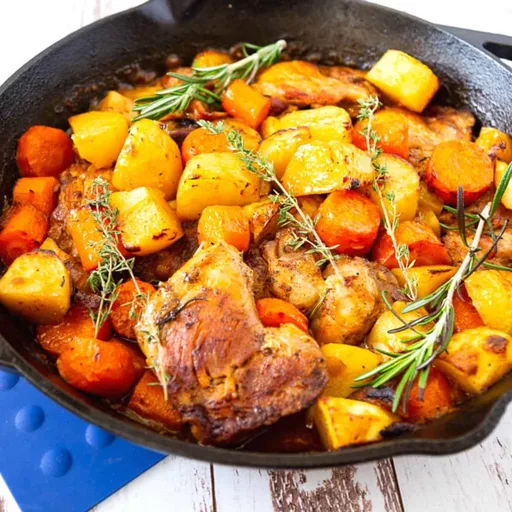 Pollo Asado con Verduras