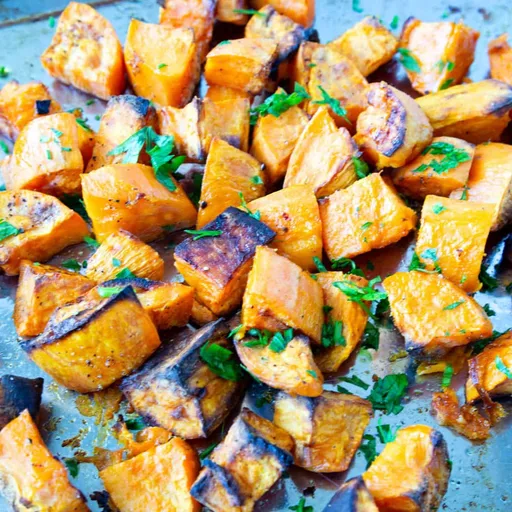 Patatas dulces asadas