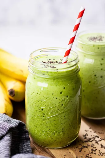 Batido Verde de Piña y Espinacas