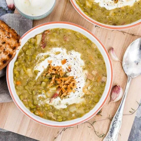 Sopa Minestrone de Guisantes Secos