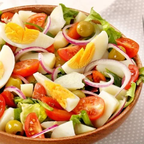 Receta de Ensalada Verde Mixta Española
