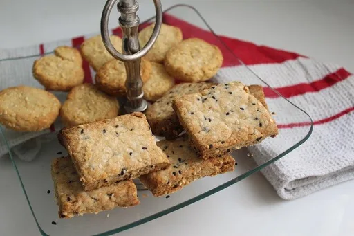 Receta de galletas de sésamo