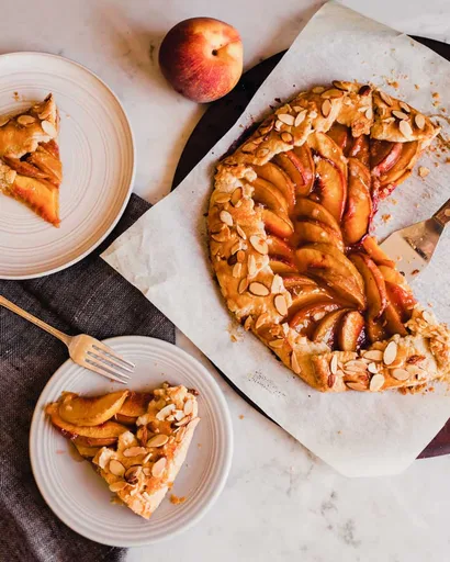 Peach Almond Galette