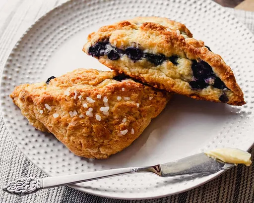 Greek Yogurt Blueberry Scones