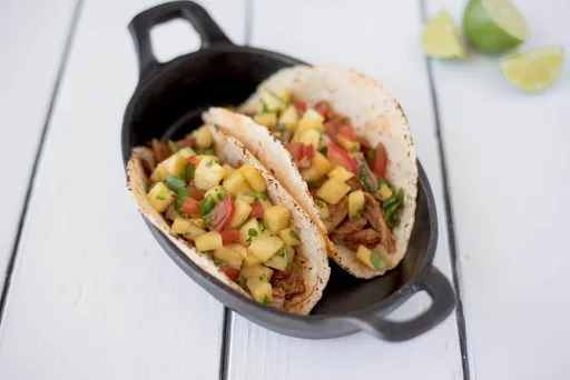 Slow Cooker Pineapple Carnitas Tacos