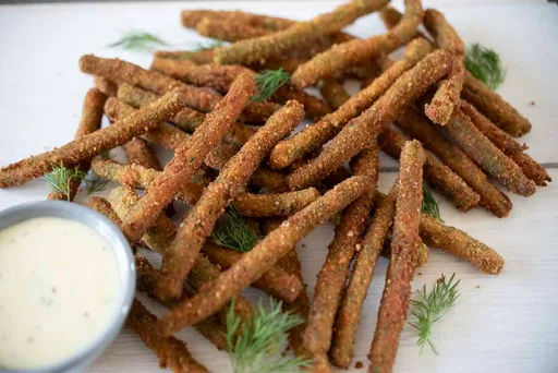 Toasted Onion Fried Green Beans