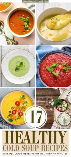 ¡Las 17 mejores sopas frías para los días calurosos de verano!
