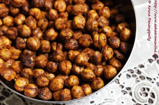 Garbanzos al horno crujientes y picantes