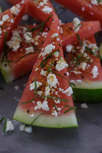 Tentempié picante de sandía