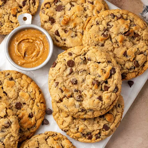 Peanut Butter Oatmeal Chocolate Chip Cookies