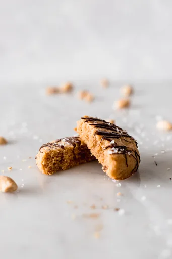 Peanut Butter Cookies with Chocolate