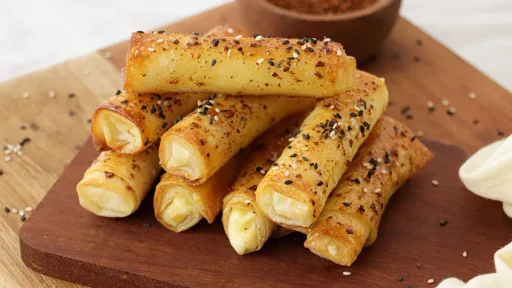 Rollitos de Queso Feta y Masa Filo