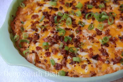 Hot Cheesy BBQ Ranch Chicken Dip