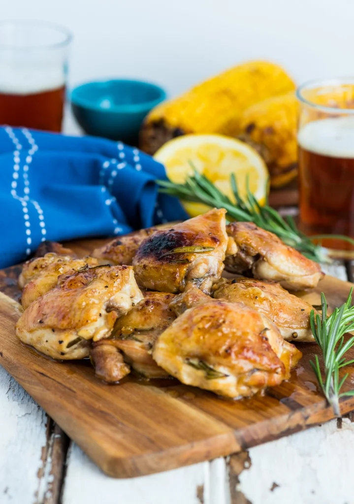 Beer Marinated Chicken Thighs