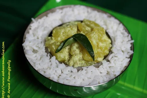 Avial de papaya verde de Kerala | Paccha Papaya Avial Kootan