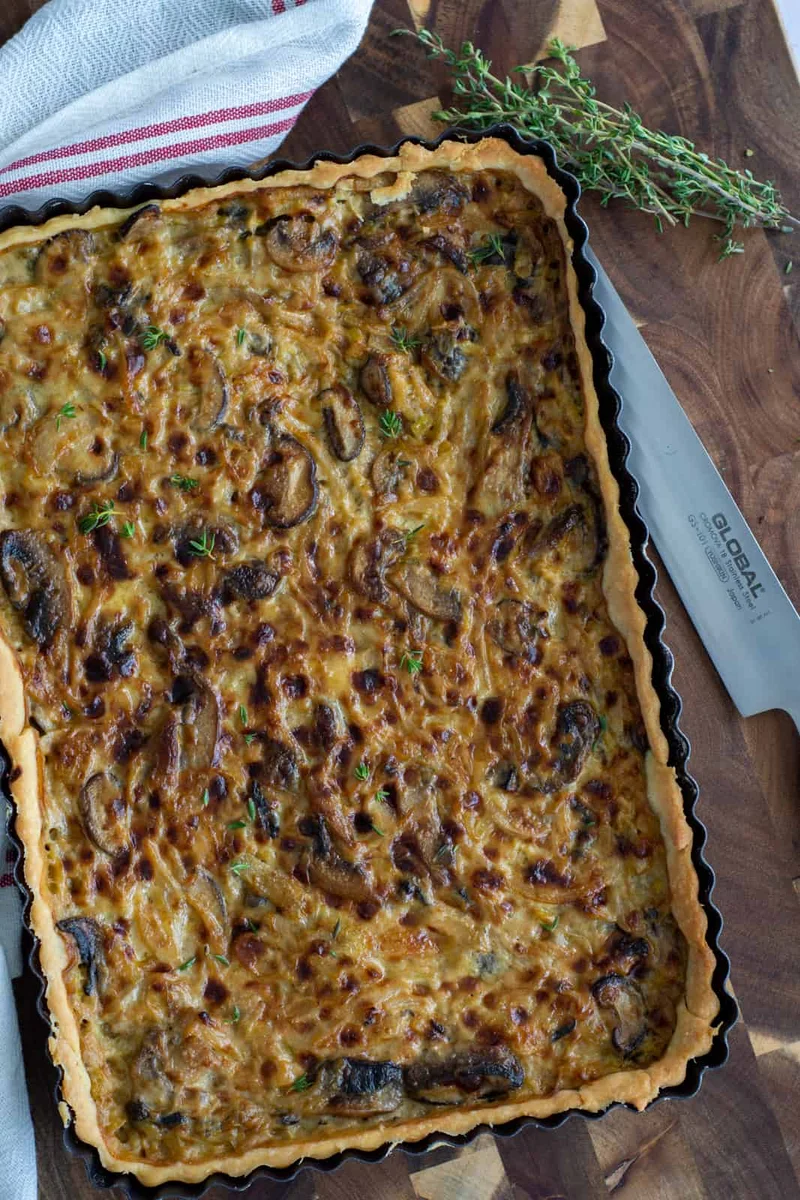 Mushroom Leek Tartlet