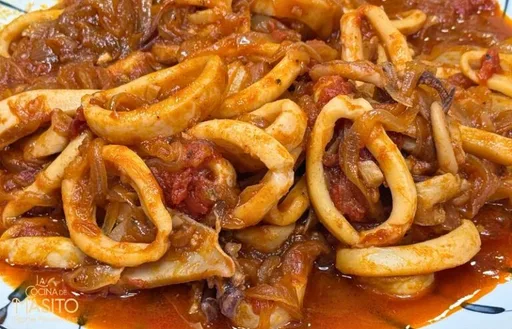 Pica pica de calamares mallorquín