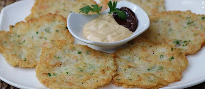 Tortillitas de Camarones