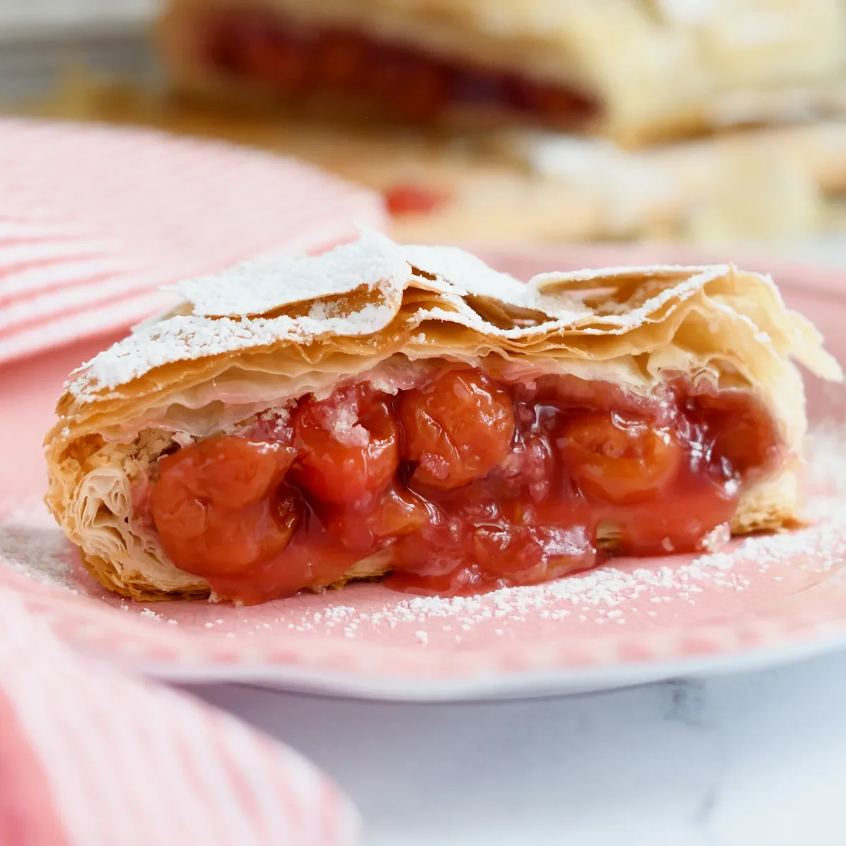 Sour Cherry Strudel