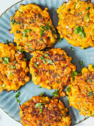 Vegetariske majsdeller