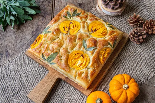 Focaccia (ou Fougasse) Butternut et Sauge