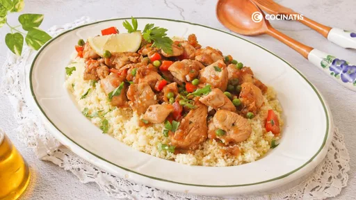 Cuscús con pollo, un plato fácil, sano y nutritivo