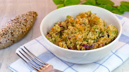 Ensalada de quinoa y calabaza