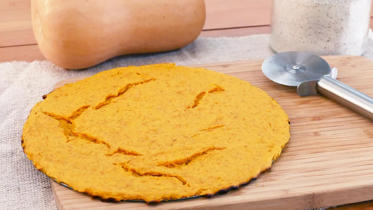 Masa de pizza de calabaza
