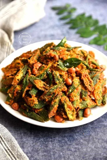 Andhra Style Bendakaya Vepudu | Bendakaya Fry | Crispy Okra Fry Recipe