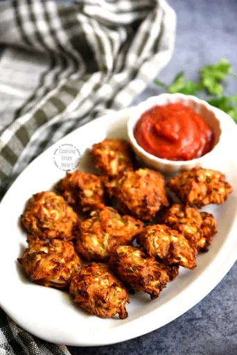 Air Fryer Cabbage Pakoda | Healthy Cabbage Fritters