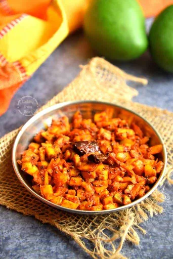 Mamidikaya Mukkala Pachadi | Instant Raw Mango Pickle